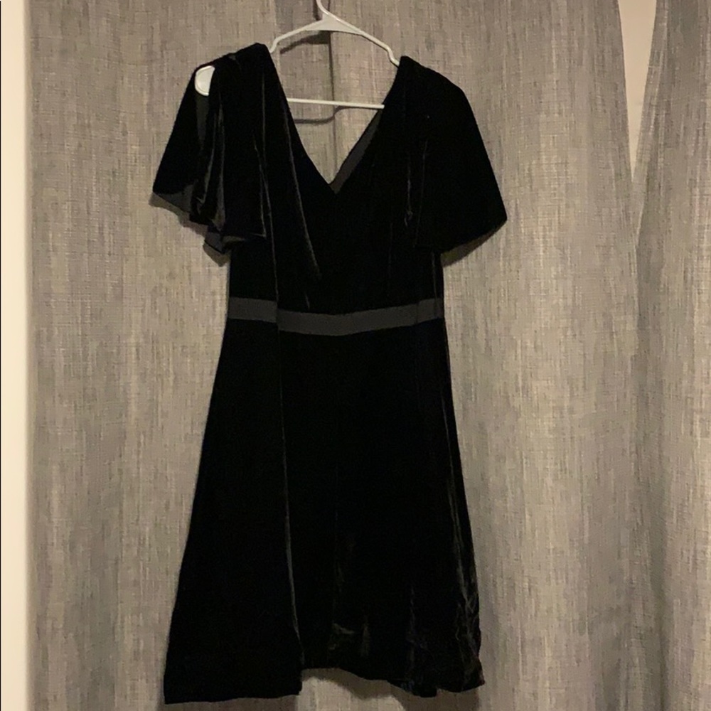 Velvet Black mini dress